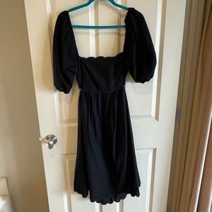 o.p.t. Black Cutout Dress